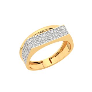 Omar Round Diamond Ring For Men